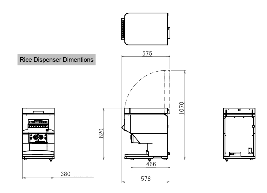 Fujiseiki Dispenser Riso - Maki Robot