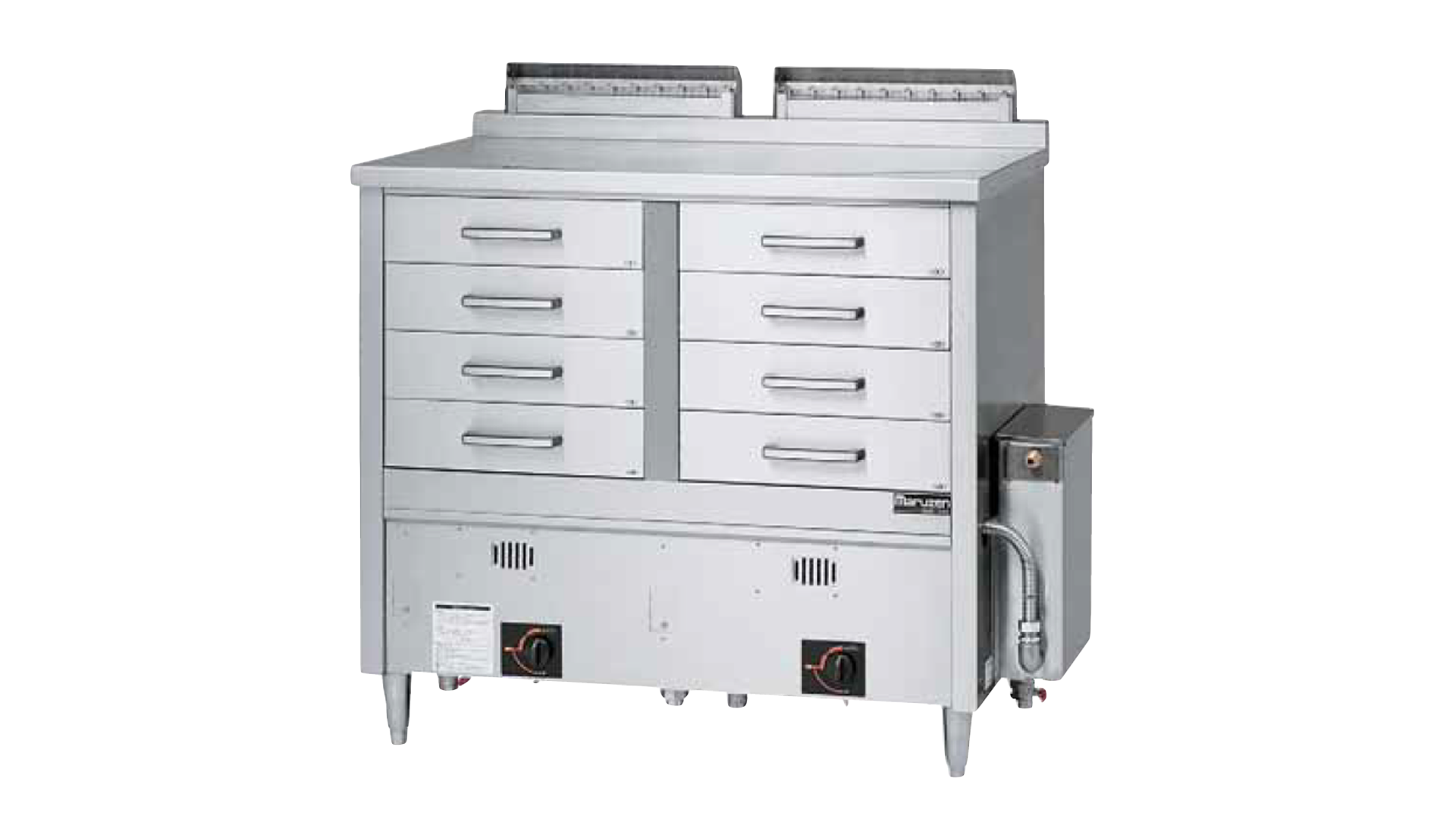 Vaporiera Drawer Type DRG a gas doppia vasca