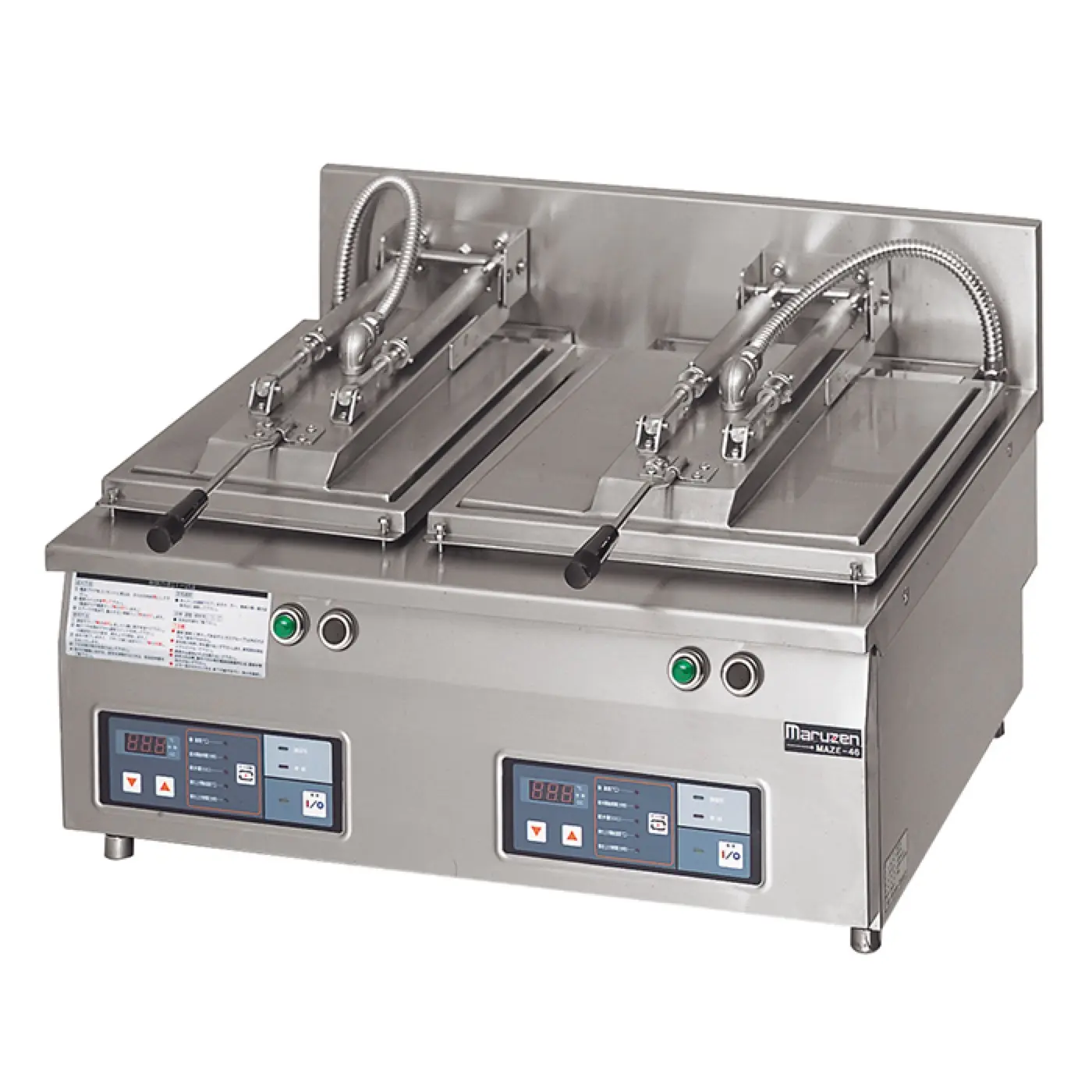Maruzen MAZE-46 电动自动双盘煎饺烤盘, 炉腔 220+330 毫米,7.5 kW