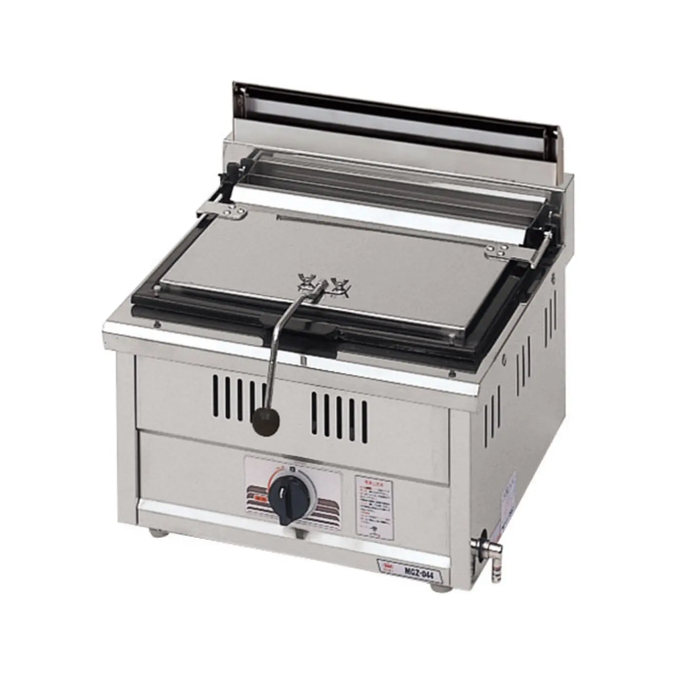 Maruzen MGZ-044 台式燃气煎饺炉, 紧凑型 450×450 mm,5,47 kW
