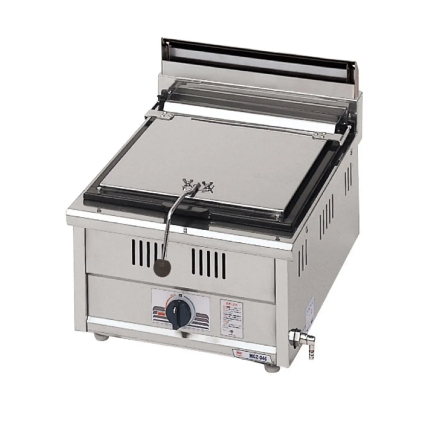Maruzen MGZ-046 台式燃气煎饺炉, 炉头 360×330 mm,6,98 kW