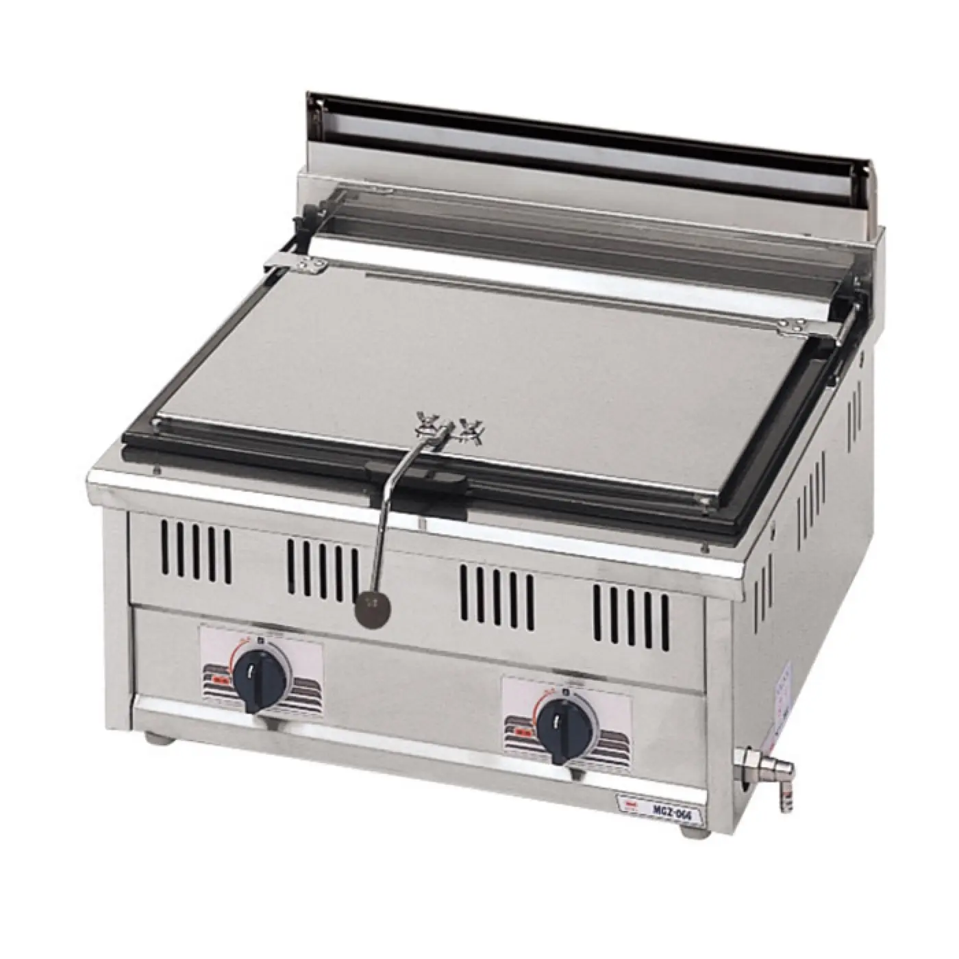 Maruzen MGZ-066 台式燃气煎饺炉, 大炉头 510×330 mm,11,6 kW