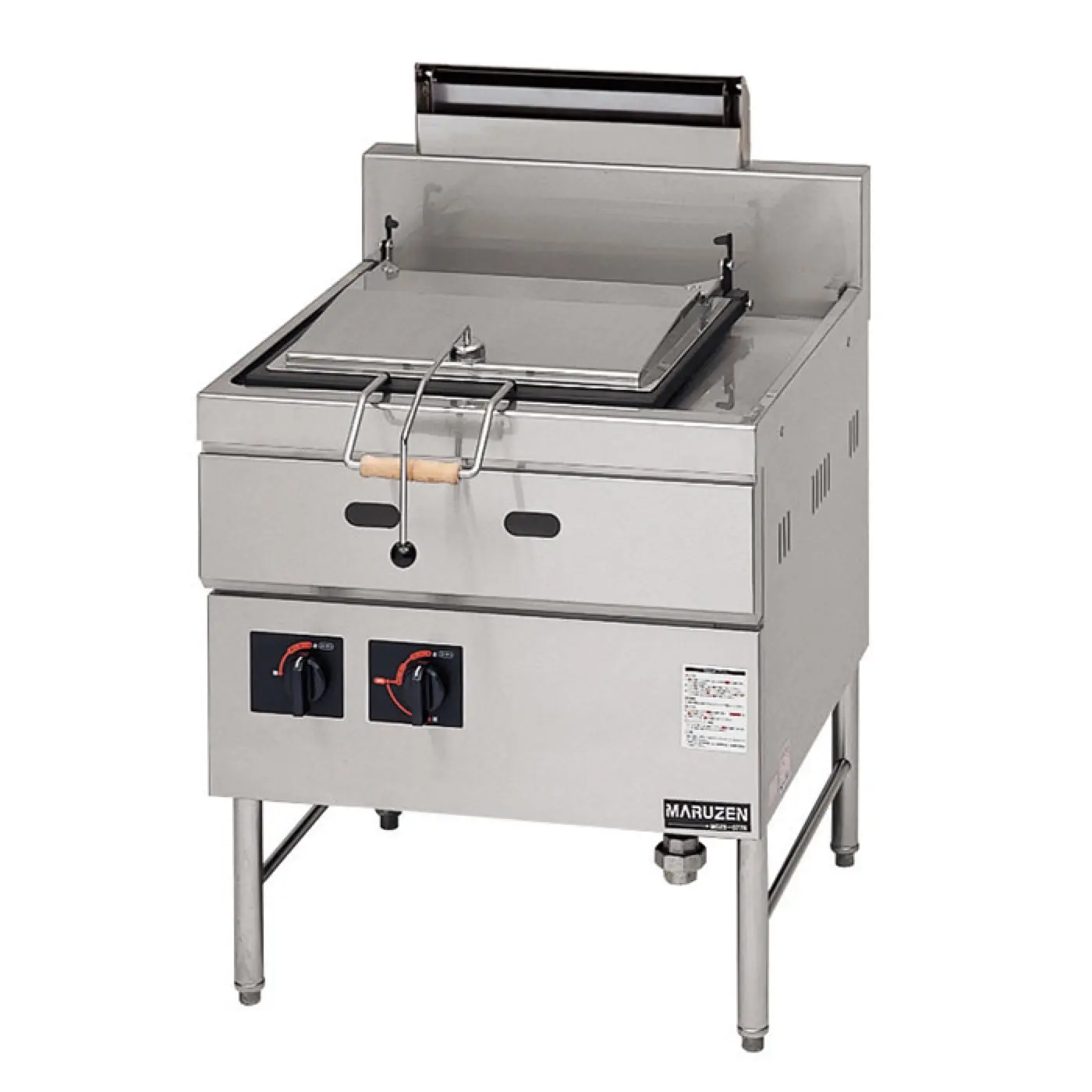 Maruzen MGZS-077B 燃气煎饺炉, 加宽炉头 453×304 mm,高产量,25,2 kW