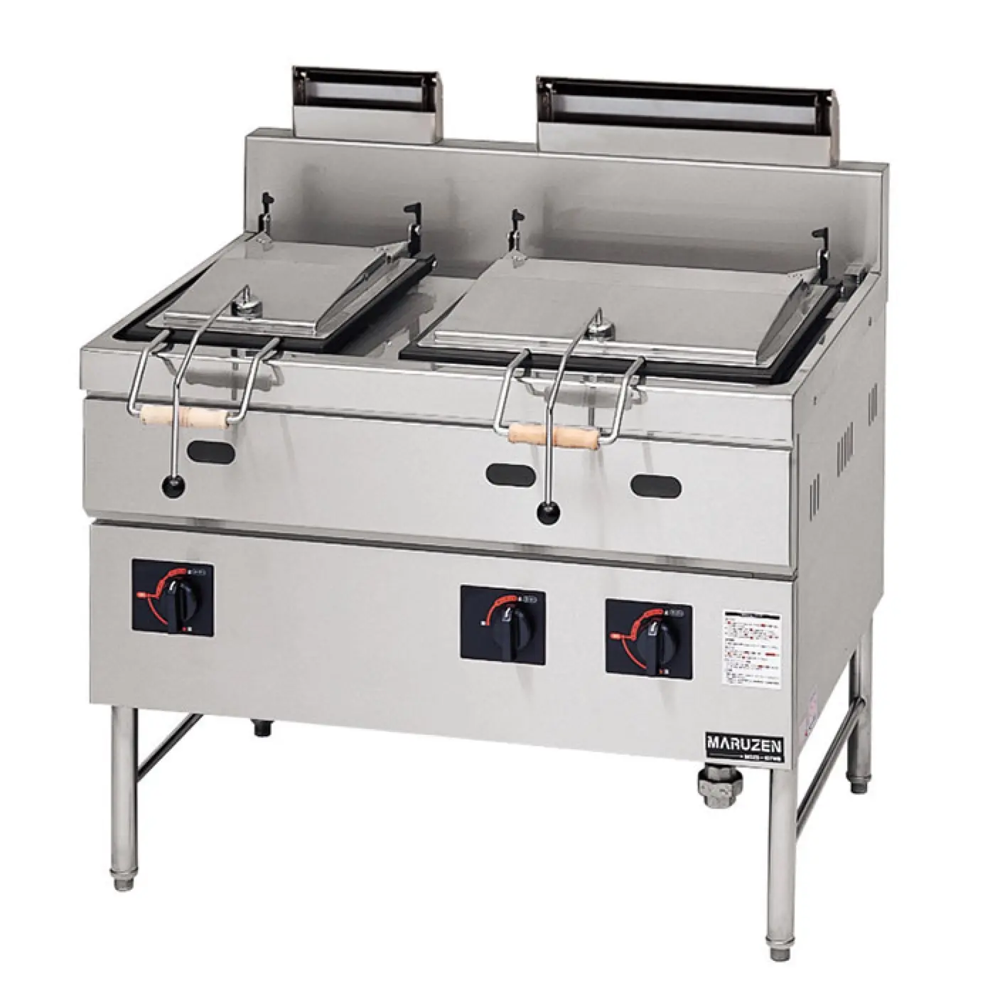 Maruzen MGZS-107WB 双燃气煎饺机, 223+453 mm 浴缸,38,3 kW,高 生产力