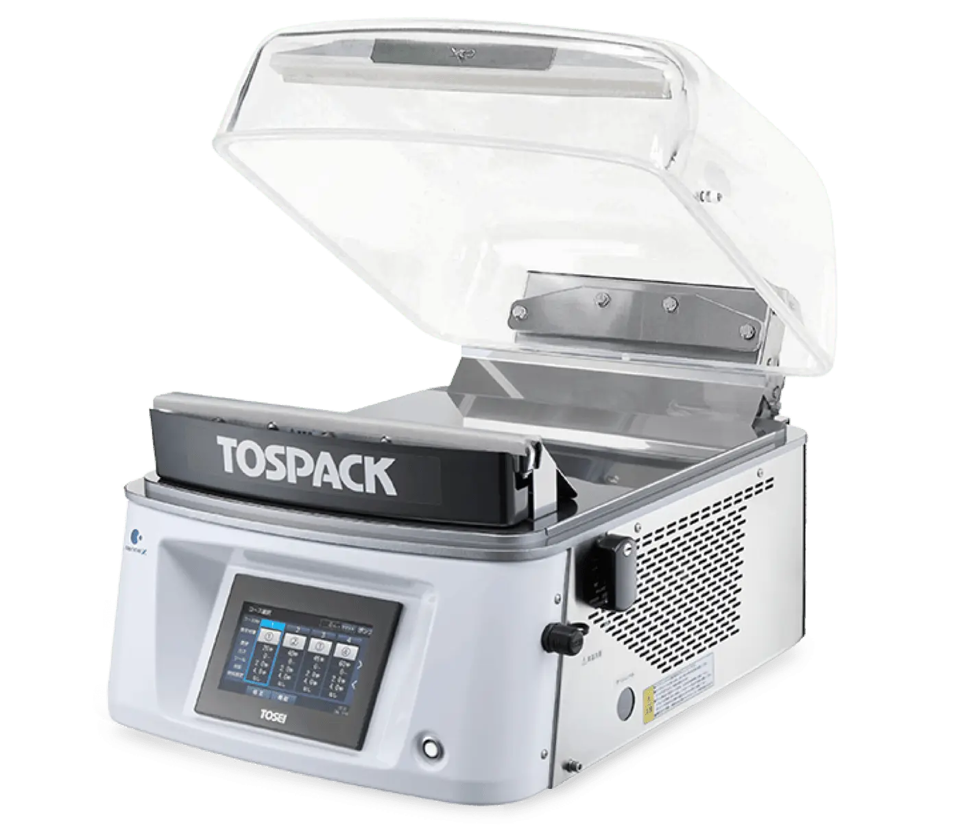 TOSEI TOSPACK V-483 台式透明罩真空包装机,适用于煎饺和饺子