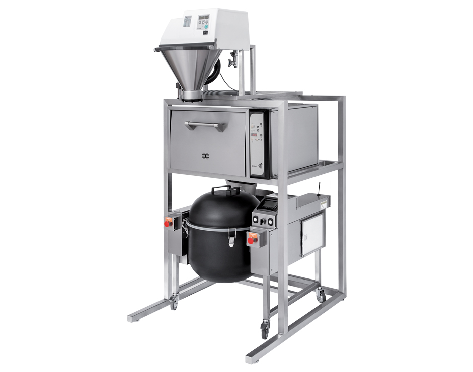 Sistema Integrato Preparazione Riso Sushi Prismafood TORA Colonna Completa (Lavariso Zo + Forno Okami + Mixer Kuma)