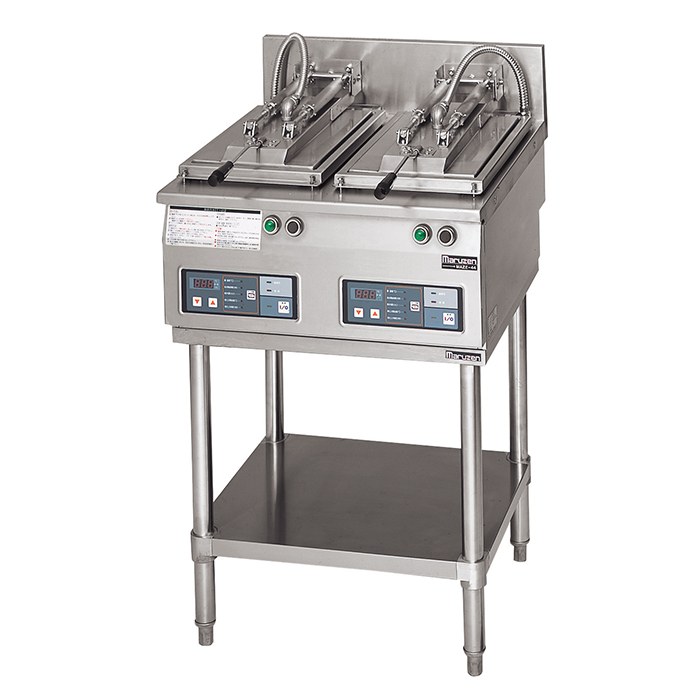 Cuoci-Gyoza automatico elettrico Maruzen MAZE-46 (2 vasche, da banco)