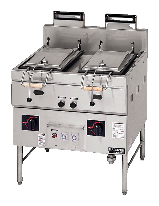 Cuociravioli Gyoza a Gas Maruzen MGZS-087WBT 2 Piastre con Timer