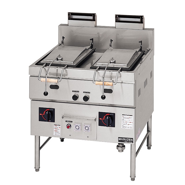 Cuociravioli Gyoza a Gas Maruzen MGZS-087WBT 2 Piastre con Timer