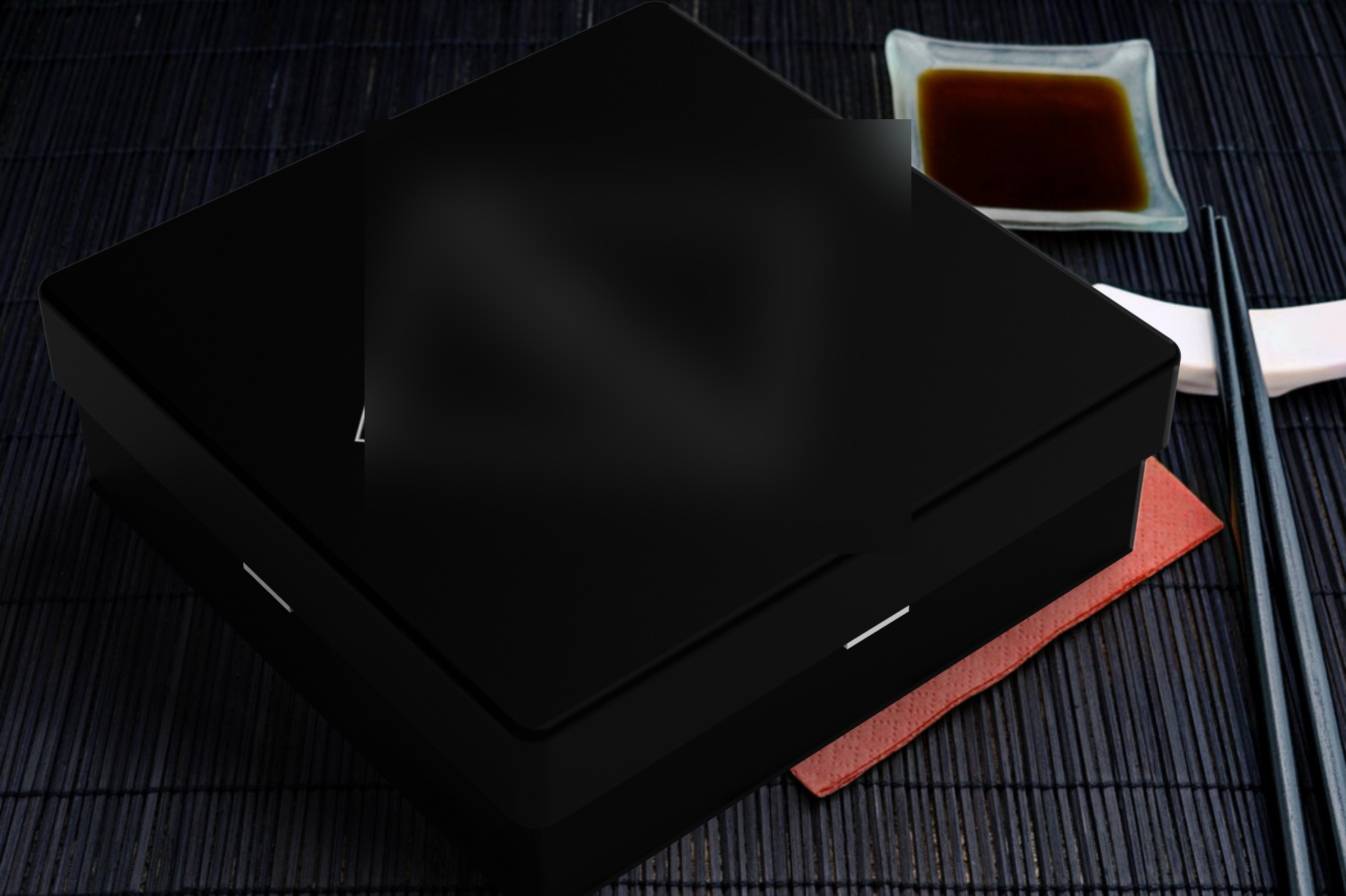 Packaging sushi chiuso