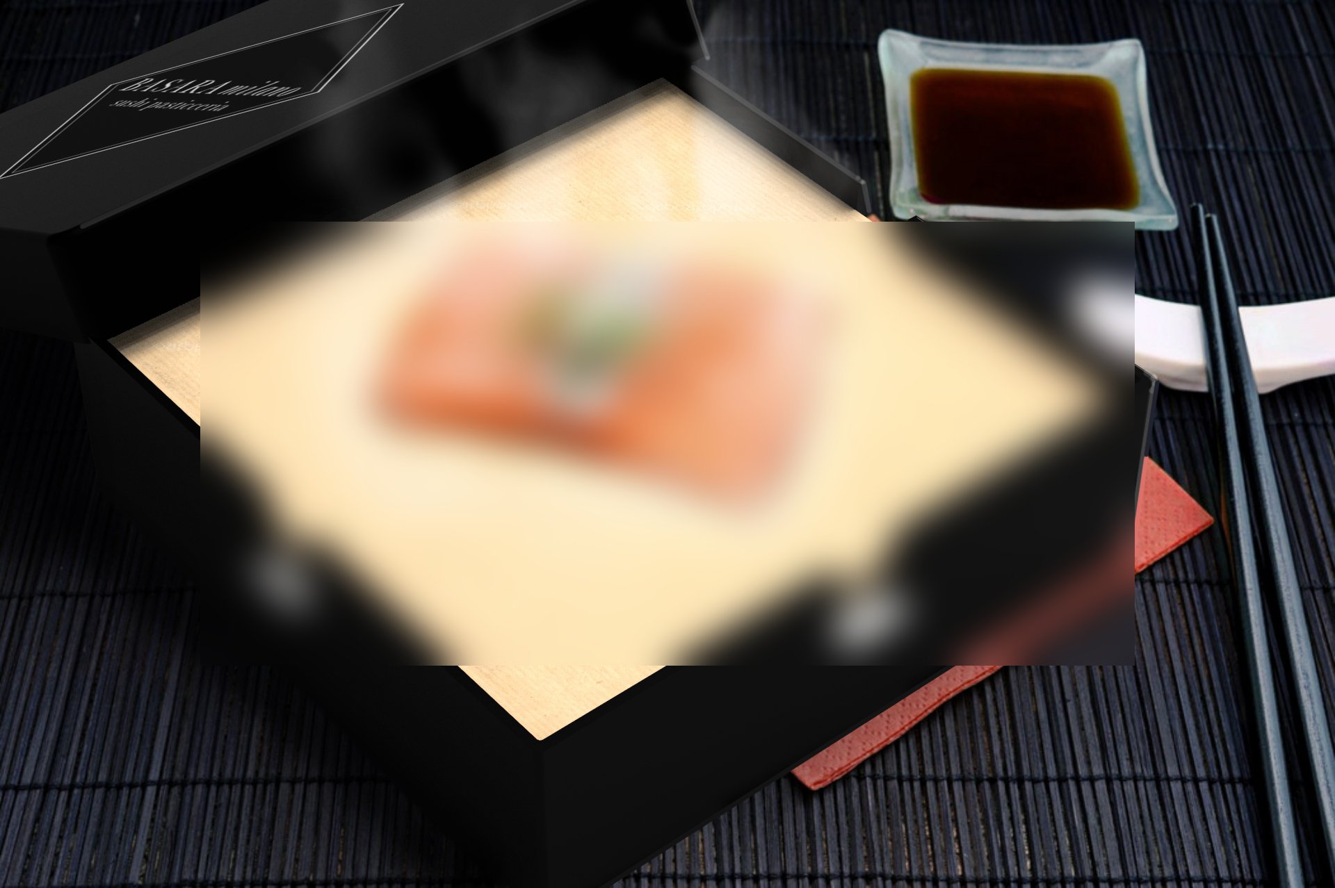 Render packaging con salmone