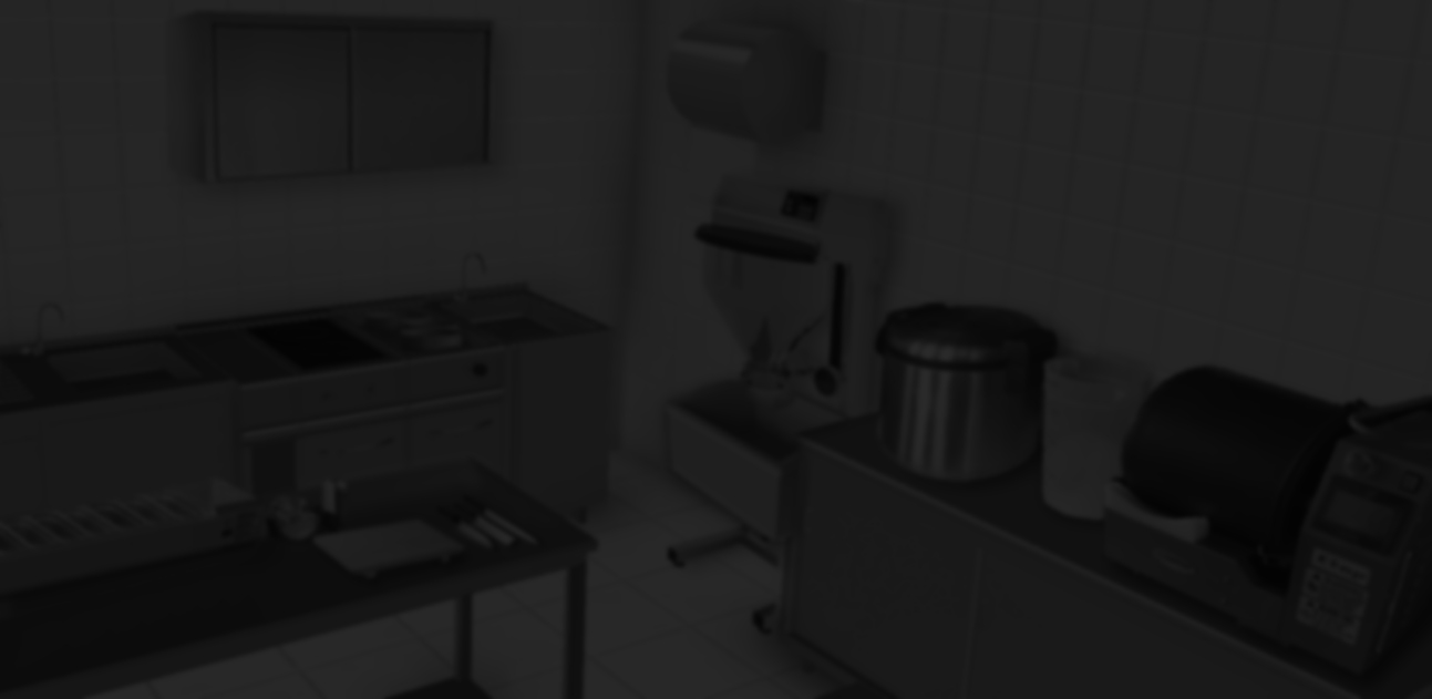 Render cucina professionale