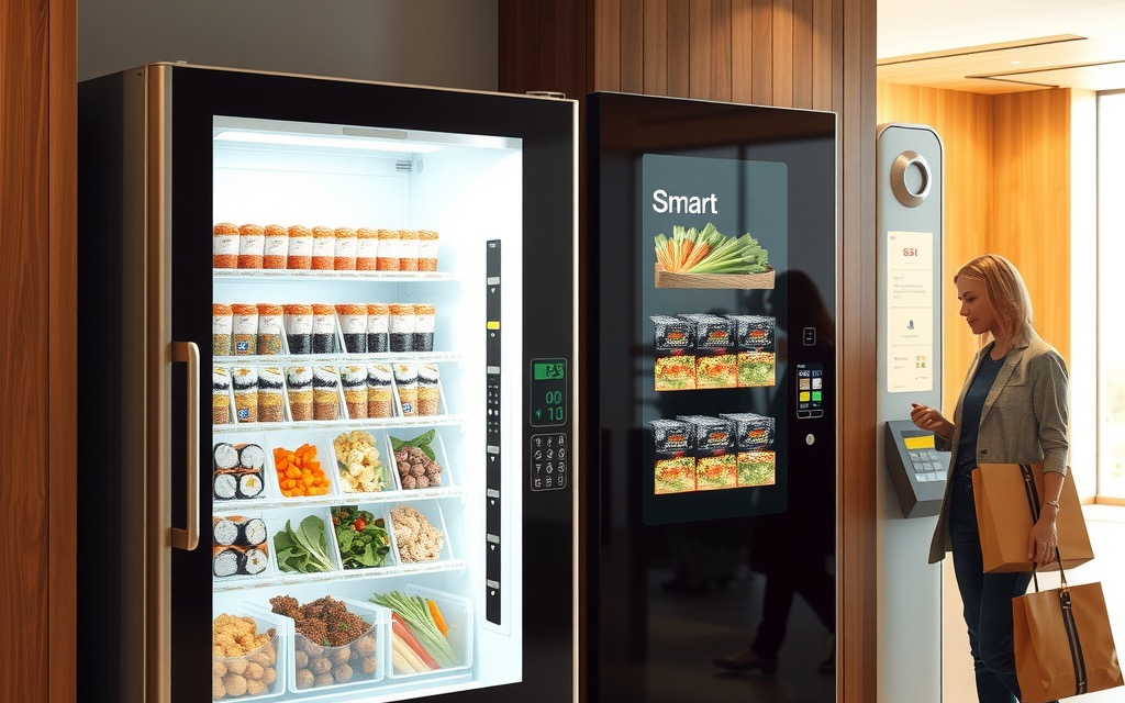 Smart fridge with fresh food